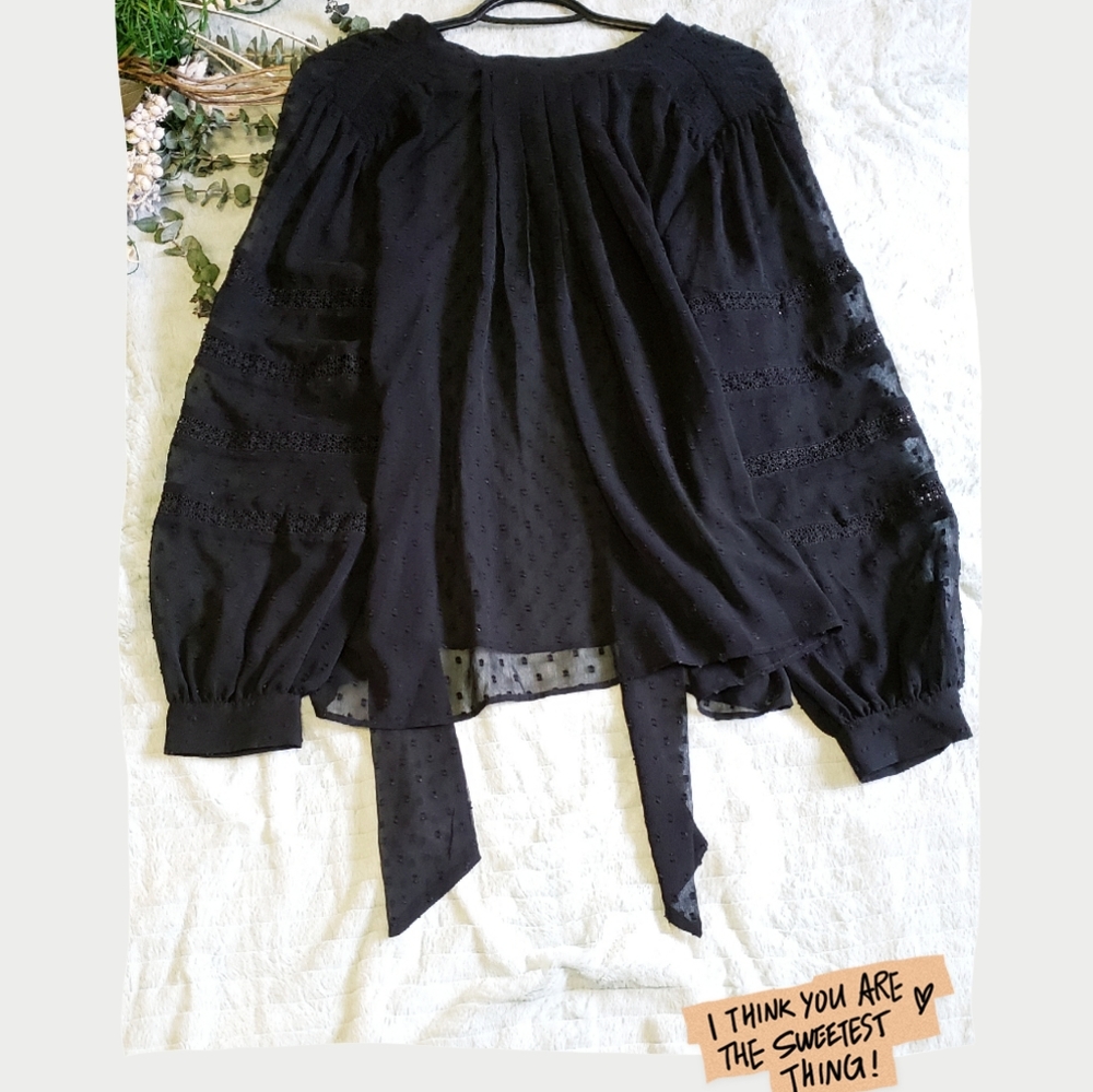 Ann Taylor black blouse